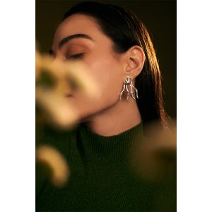 TUSCAN  EARRINGS - SILVER